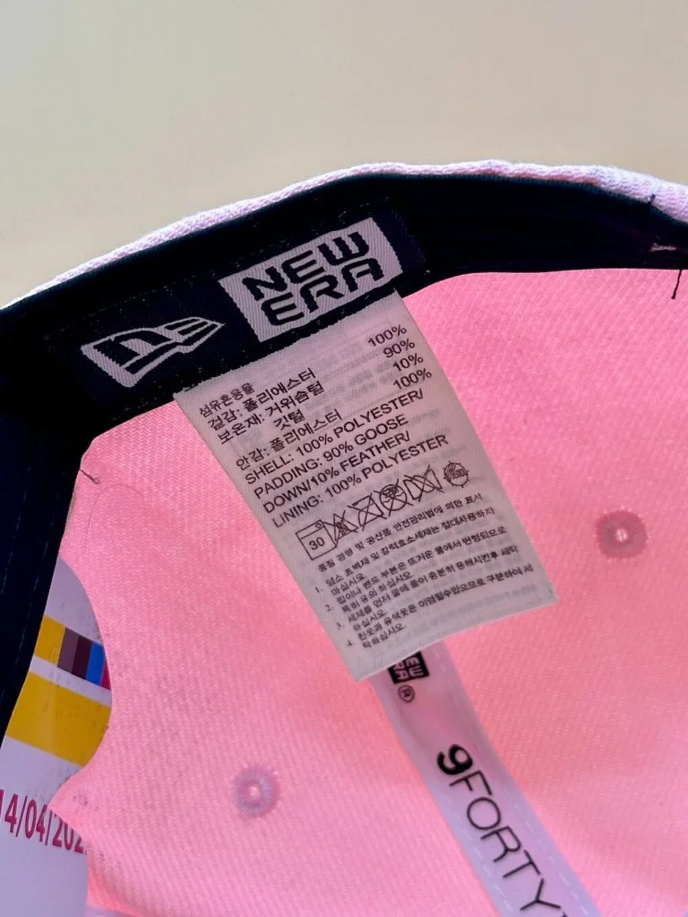 New Era LA Dodgers 50th Anniversary Pink Adjustable Baseball Cap Hat